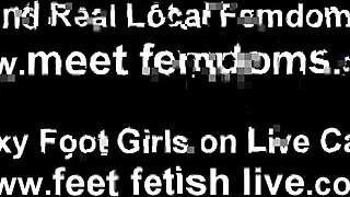 Jerk Your Cock To Our Perfect Little 18+ Feet Now!