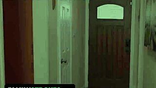 big tits stepmom gets surprised by lesbian threesome after massage