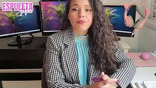 guided handjob in pov with naughty boss at work meeting