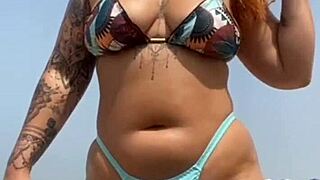 I Meet A Guy On The Beach And Let Him Apply Sunscreen To My Swollen Pussy Lips