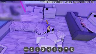 She asked me to fill her with milk in Roblox this time!