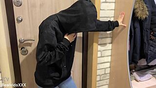 Caught thief experiences overwhelming pleasure during intense fucking