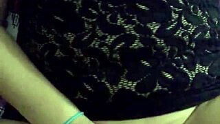 julia soto masturbates in sexy black lingerie