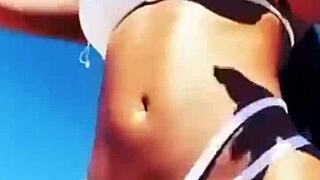 hot vacations featuring big boobs on display