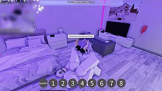 She asked me to fill her with milk in Roblox this time!