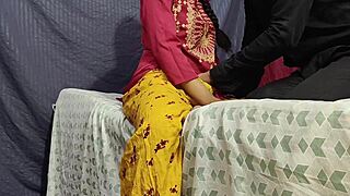 Indian Aunty Fucked Hard by Boy in Wild Oiled Session! Curly Ebony Spitting and Panty Sniffing in BDSM Ass Worship!