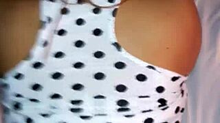 The rich schoolgirl gets fucked in doggystyle by her lover passionately.