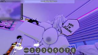 She asked me to fill her with milk in Roblox this time!