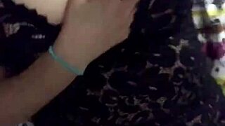 julia soto masturbates in sexy black lingerie