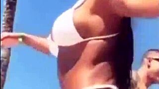 hot vacations featuring big boobs on display