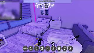 She asked me to fill her with milk in Roblox this time!