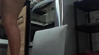 While washing dishes, my perverted step-nephew arrives when husband is not there 😏