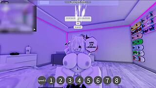 She asked me to fill her with milk in Roblox this time!