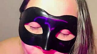 mexican mother-in-law masturbates in see-through for friends