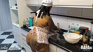 Devouring Employee's Curvy Ass