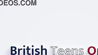 british teen's first hard fuck and creampie