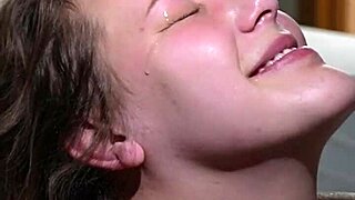 Couple engages in foreplay and late night homemade sex