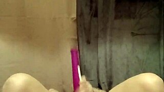 slave girl in self-session with thumbtacks and belt 😈