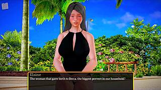 My New Family 398: Brunette Milf And Teen With Big Tits Play Game?