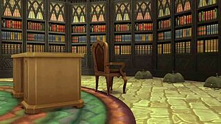 boss dominates office blowjob and pussy submission