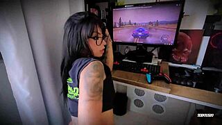 She broke up with her boyfriend, so I fucked her tight pussy and came in her mouth.