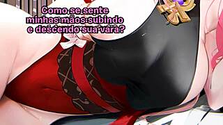 Yae Miko Breaks Your Curse with Intense Jerk Off Guidance