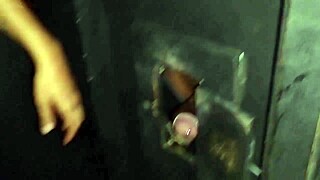 Cuckold feels betrayed filming slut in gloryhole