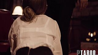 jill kassidy submits as petite secretary in rough domination and spanking