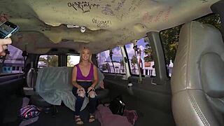 Dirtydanii sucks johnny's big cock in 69 on the bus!