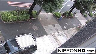 Asian teen 18+ plays with remote vibrator before giving a steamy BJ in wild session