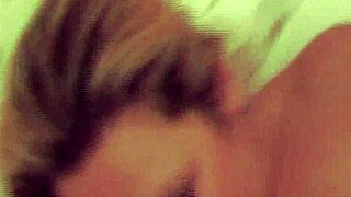 Blonde Amateur Milf Giving Handjob And Blowjob