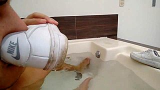 shoejob and shoe creampie with babe in pov fetish humiliation