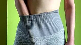 would you fuck this teen 18+ stripping and showing her wet shaved pussy?