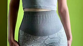 would you fuck this teen 18+ stripping and showing her wet shaved pussy?