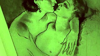 Vintage Erotic Art Featuring Hairy Beaver Pussy