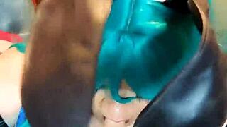 Naughty Bunny Feels Intense Pleasure Riding Cock