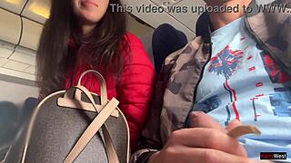 Feeling Thrilled Jerking Off Publicly On Crowded Plane