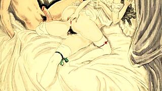 Vintage Erotic Art Featuring Hairy Beaver Pussy