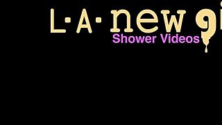 elegant shy blonde takes shower, gets massage from uncle in pov