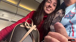 Feeling Thrilled Jerking Off Publicly On Crowded Plane