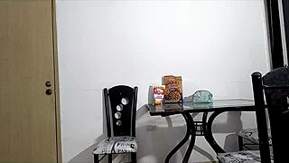 horny latina stepsister gets hard fuck after asking for milk