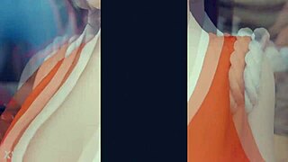 Close-up animation of Ada Wong giving a hardcore blowjob to a monster