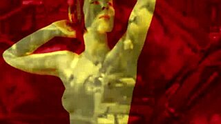 ヴィンテージのエロティックアートに毛むくじゃらのマンコ