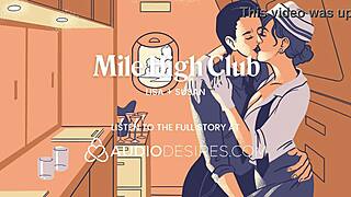 dripping wet lesbian licks pussy on flight