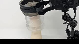 Sex Toy Demonstration Rubjoy Robot Fleshlight Masturbation