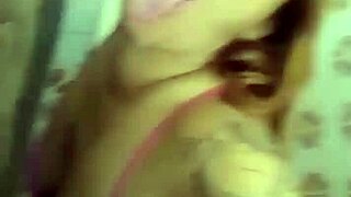 Blowjob for Shower Guy, Cum on Tits.