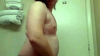 tranny strip tease with clothes ripped and teasing panties