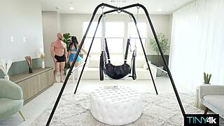 Big Cock Stretches Angel Gostosa with Birthday Toy