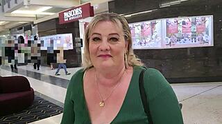 Kiwi MILF Slut USED as Toilet in Public Mall Dressing Room