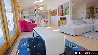 JulesJordan com - Busty Cubbi Thompson Devours Huge BBC in Lingerie